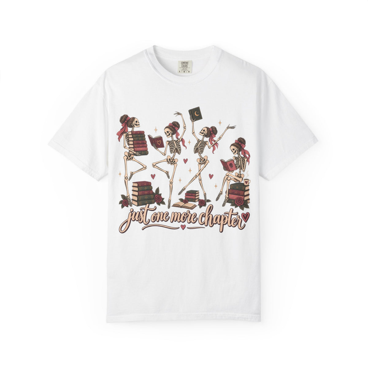 Just One More Chapter Dancing Skeletons T-Shirt