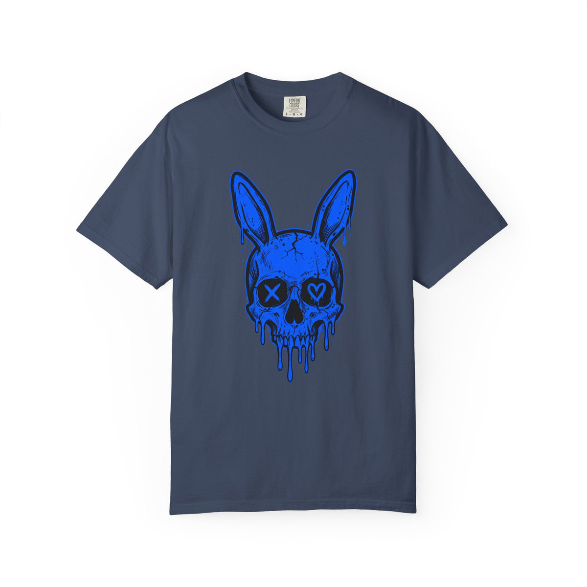 Blue Bunny Skull T-Shirt