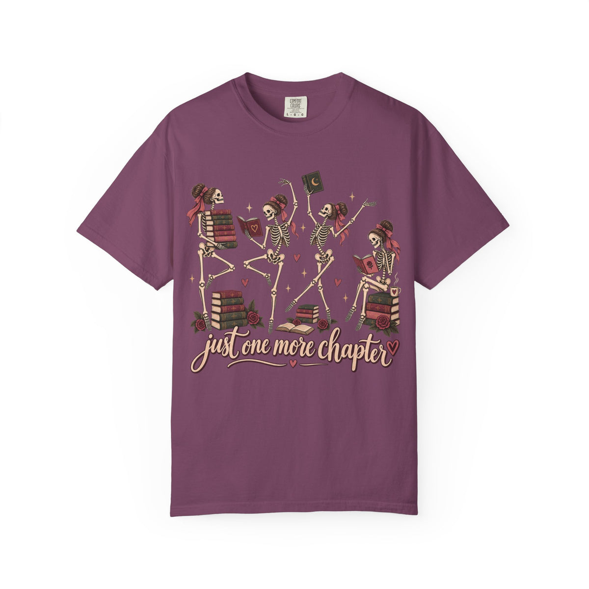 Just One More Chapter Dancing Skeletons T-Shirt