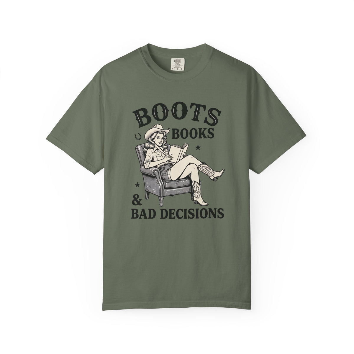 Boots, Books & Bad Decisions T-Shirt