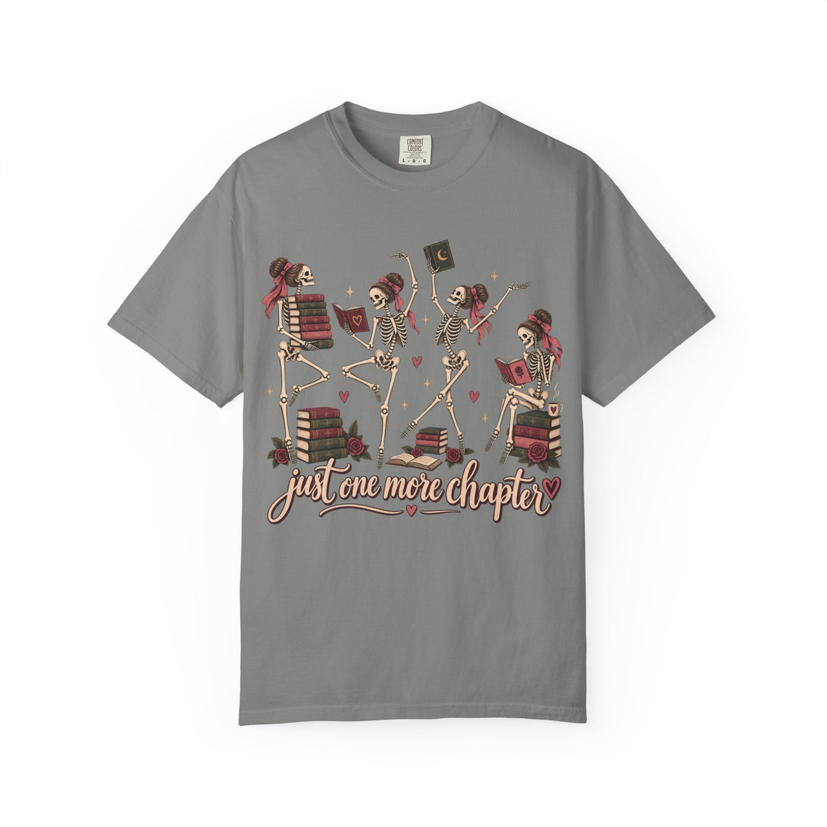 Just One More Chapter Dancing Skeletons T-Shirt